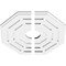 Ekena Millwork Westin Architectural Grade PVC Ceiling Medallion, 16"OD x 3"ID x 6 1/4"C x 1"P, Two-Piece CMP16WN2-03000 - alternate 4